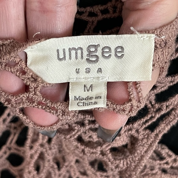 Umgee USA crochet, lace tank top - Picture 4 of 7